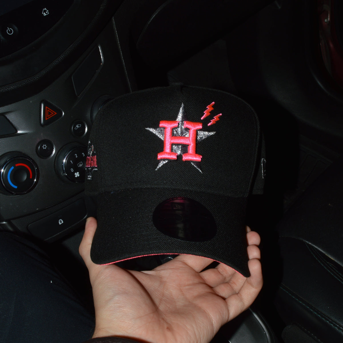 New Era 9forty A Frame Houston Astros Pink Lightning