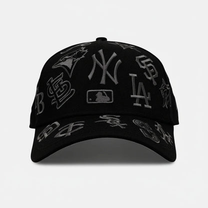 New Era 9forty A Frame MLB All Over Total Black