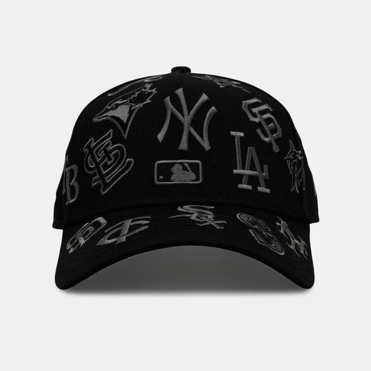 New Era 9forty A Frame MLB All Over Total Black