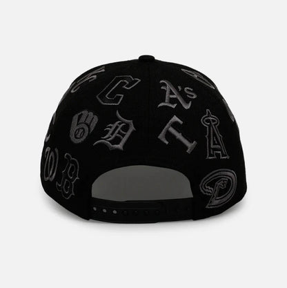New Era 9forty A Frame MLB All Over Total Black
