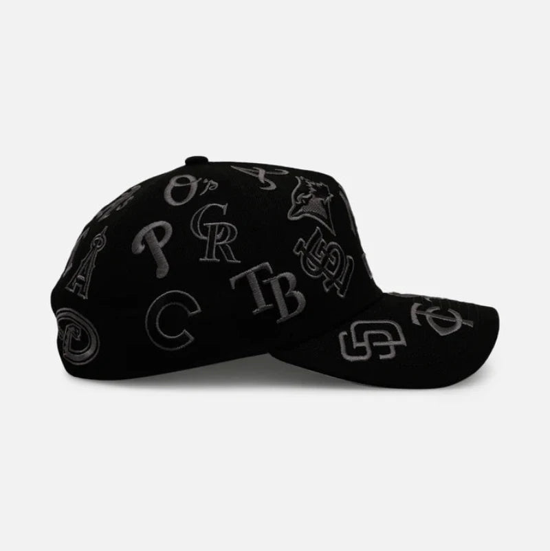 New Era 9forty A Frame MLB All Over Total Black