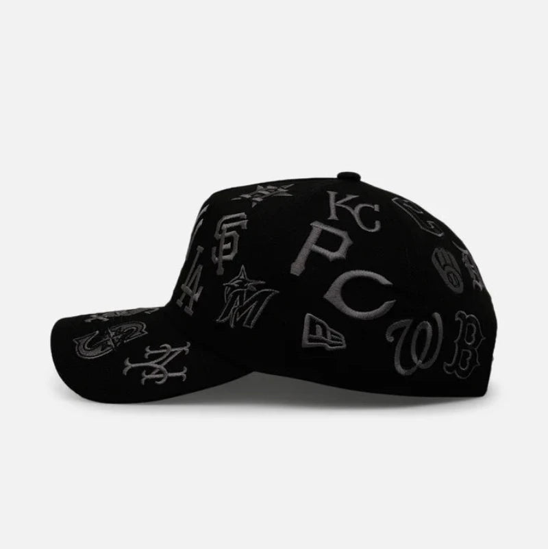 New Era 9forty A Frame MLB All Over Total Black