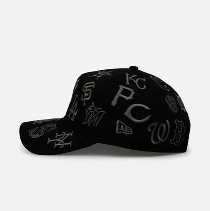 New Era 9forty A Frame MLB All Over Total Black