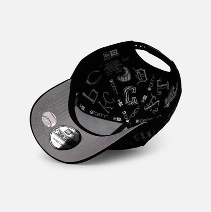 New Era 9forty A Frame MLB All Over Total Black
