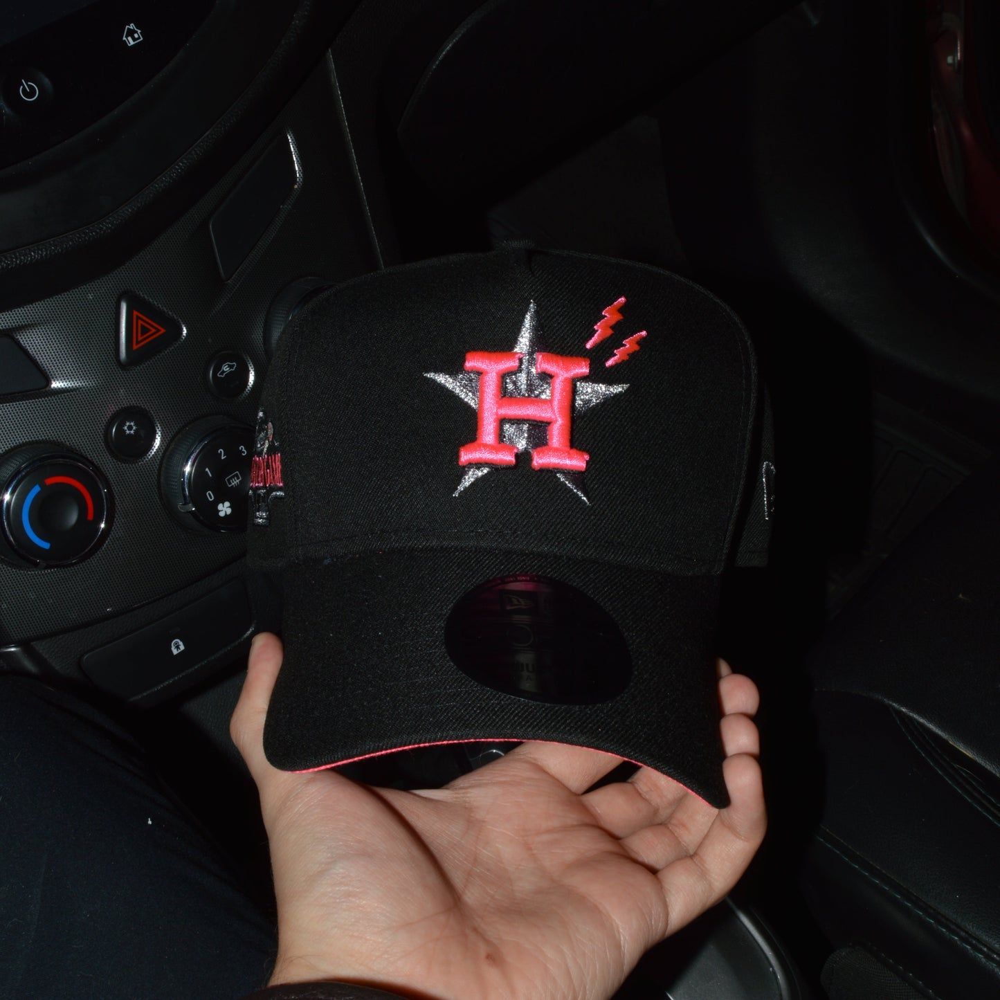 New Era 9forty A Frame Houston Astros Pink Lightning