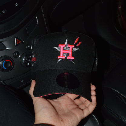 New Era 9forty A Frame Houston Astros Pink Lightning