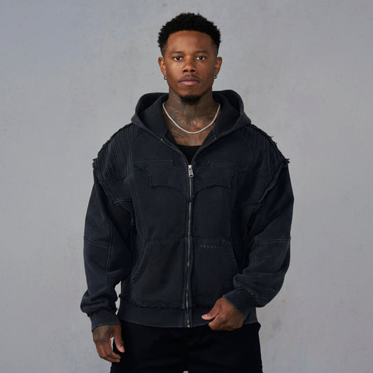 Youngla x Batman Zip Grey