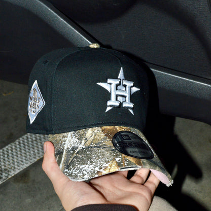 New Era 9forty A Frame Houston Astros Black Camo