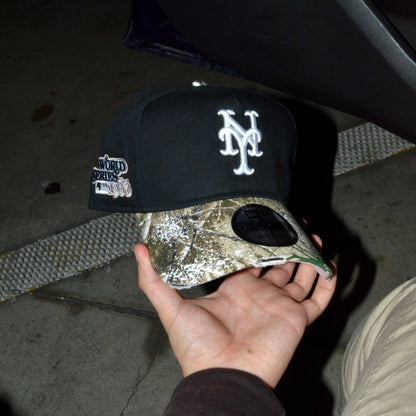 New Era 9forty A Frame New York Mets Black Camo