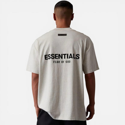 Essential Fear Of God T-Shirt Light Grey