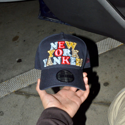 New Era 9forty A Frame New York Yankees Letters