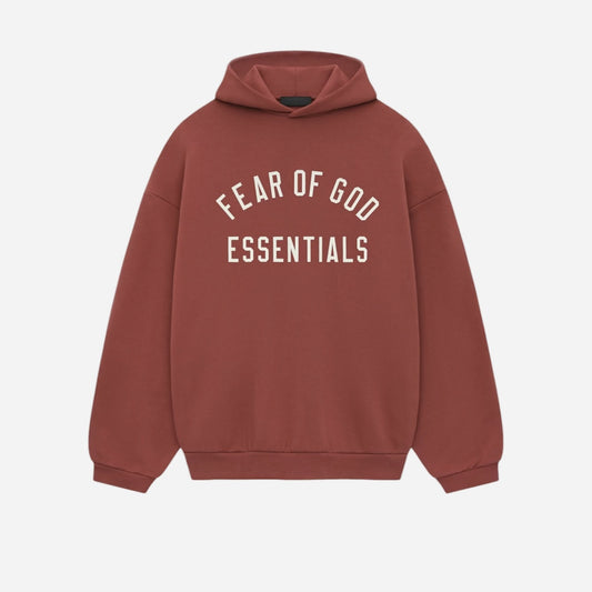 Essential Fear of God Hoodie Terracota