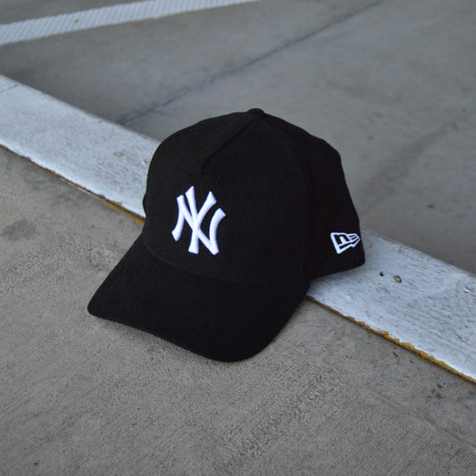 New Era 9forty Snapback New York Yankees Black Corduroy