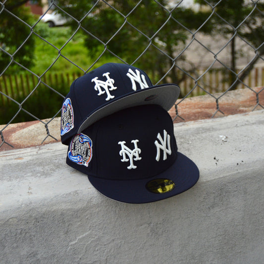 New Era 59fifty Yankees X Mets Navy