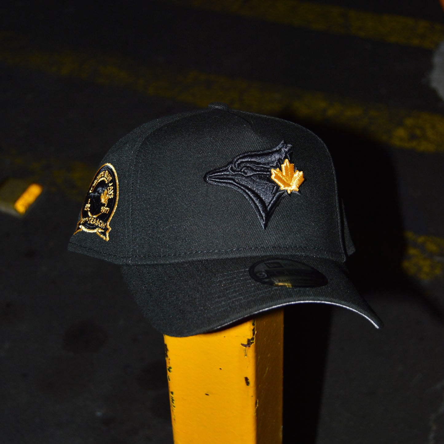 New Era 9forty A Frame Toronto Blue Jays Black & Gold