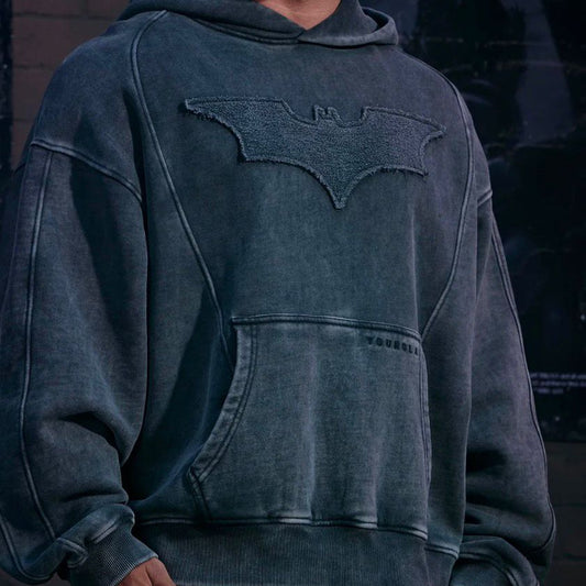Youngla x Batman Hoodie Grey