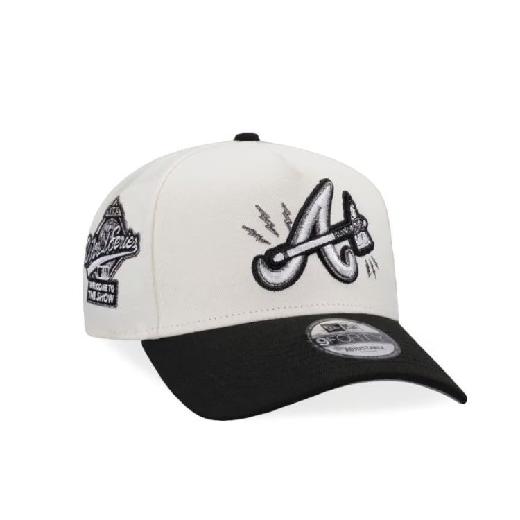 New Era 9forty A Frame Atlanta Braves Electric Chrome