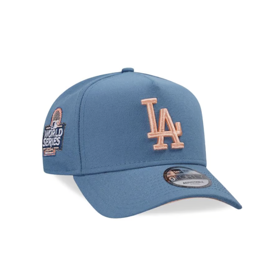 New Era 9forty A Frame LA Dodgers Indigo Peach
