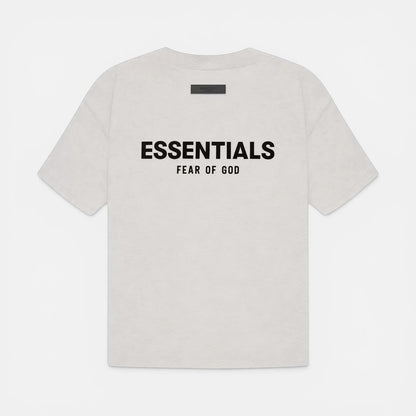 Essential Fear Of God T-Shirt Light Grey