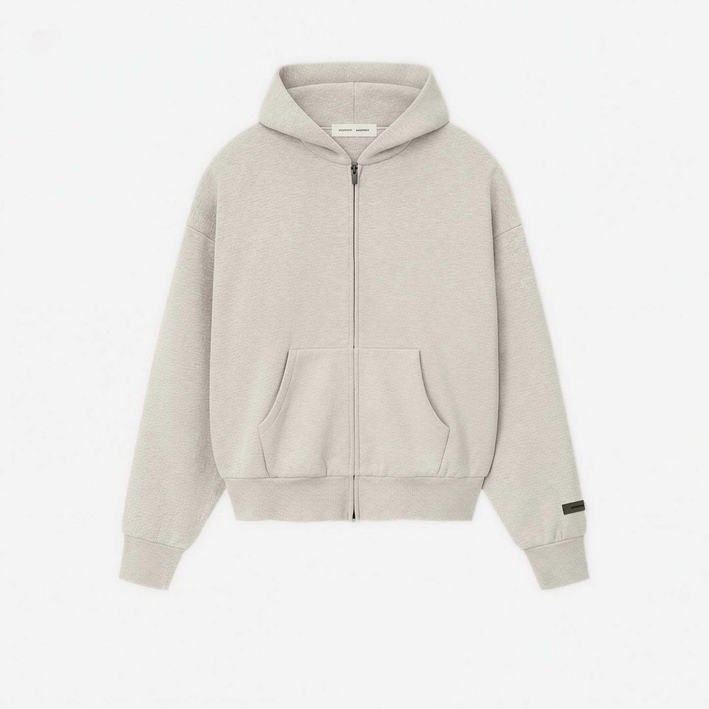 Essential Fear Of God Hoodie Zip White