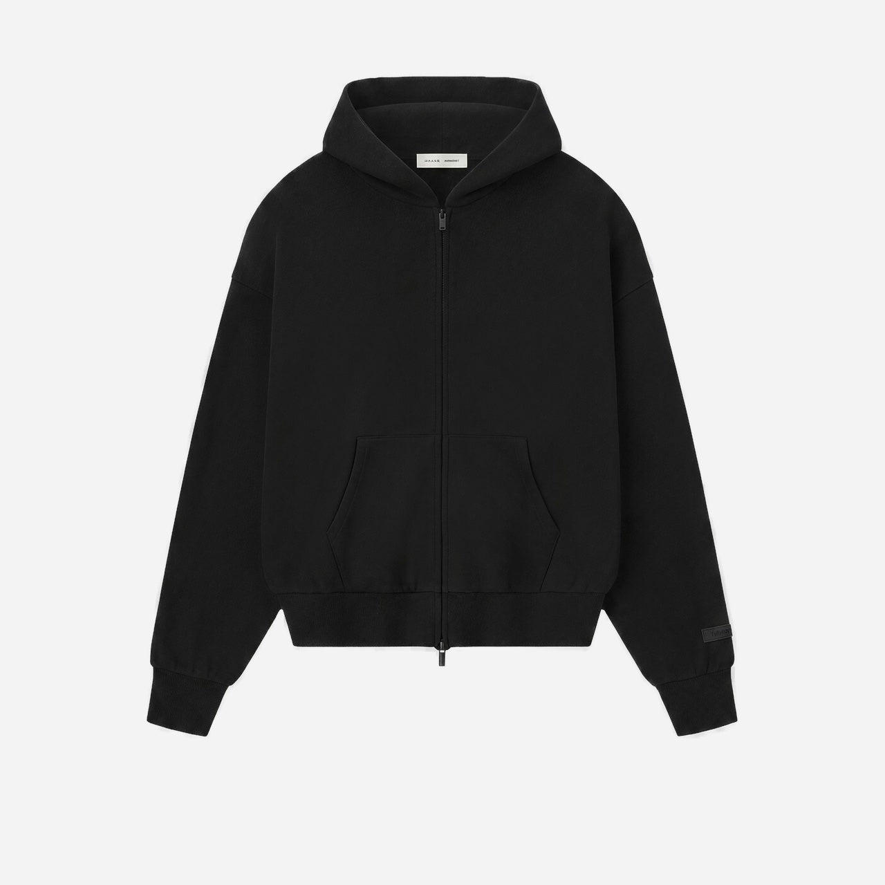 Essential Fear Of God Hoodie Zip Black