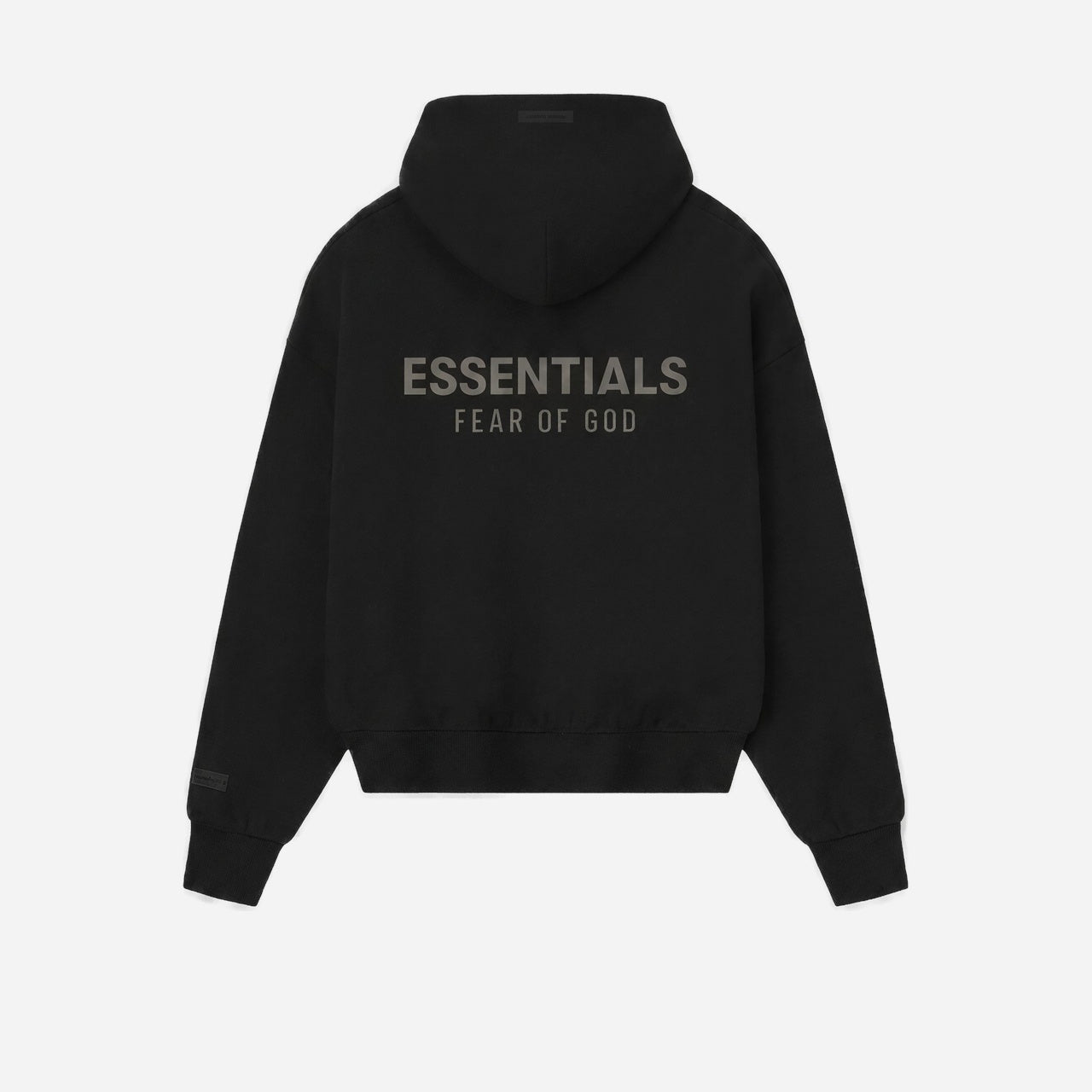 Essential Fear Of God Hoodie Zip Black